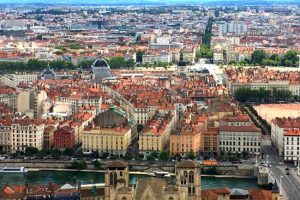 Cidade de Lyon, França